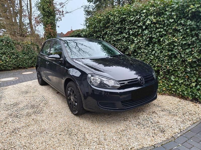 Gebraucht VW Golf VI Trendline 80 PS (58 kW) 2009 Schwarz Kleinwagen