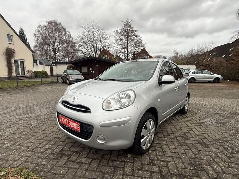 Gebraucht Nissan Micra Acenta 80 PS (58 kW) 2013 Silber Kleinwagen