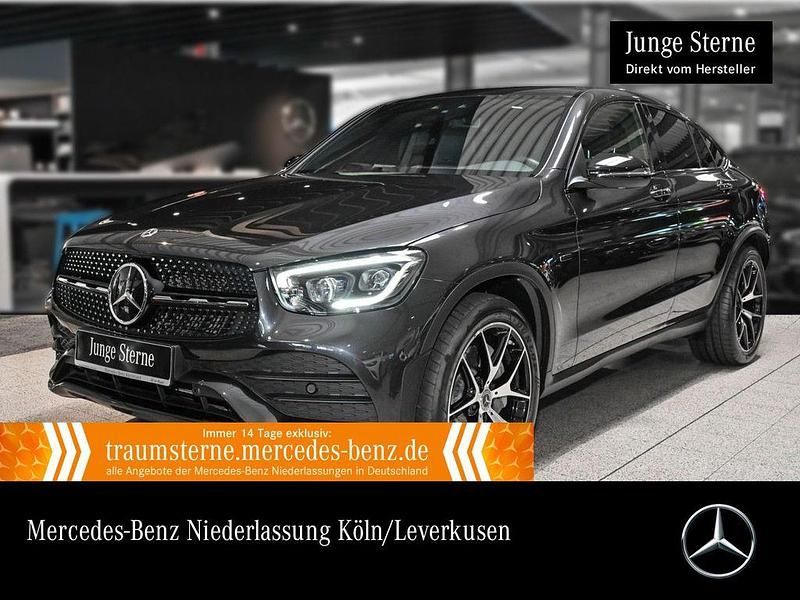Grau Gebraucht 2021 Mercedes GLC300e AMG Coupé | 49.890 € (Teuer) - Bild 1/3