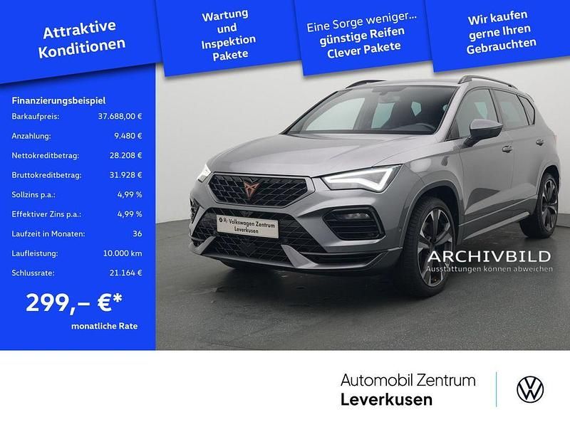 Schwarz / graphite grau (metallic) Gebraucht 2024 Cupra Ateca SUV | 37.688 € (Fairer Preis) - Bild 1/4