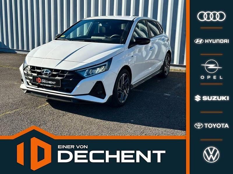 Weiß Gebraucht 2025 Hyundai i20 N Line Limousine | 23.419 € (Teuer) - Bild 1/4
