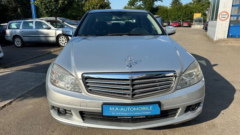 Silber Gebraucht 2008 Mercedes C180 Limousine | 4.990 € (Superpreis) - Bild 1/4
