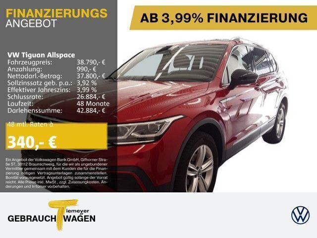 Rot Gebraucht 2024 VW Tiguan Allspace Move SUV | 37.950 € (Fairer Preis) - Bild 1/4