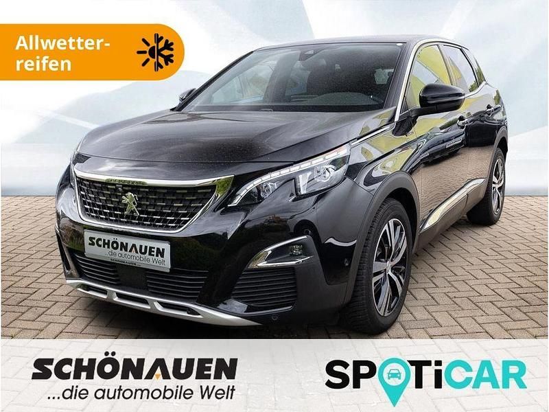 Schwarz Gebraucht 2019 Peugeot 3008 GT-line SUV | 19.750 € (Fairer Preis) - Bild 1/4