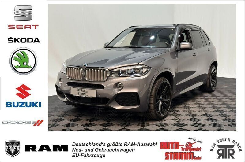 Spacegrau metallic Gebraucht 2018 BMW X5 Sport Line SUV | 44.444 € (Teuer) - Bild 1/4