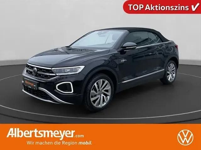 Schwarz Gebraucht 2024 VW T-Roc Cabriolet Style Cabrio | 32.898 € (Guter Preis) - Bild 1/4