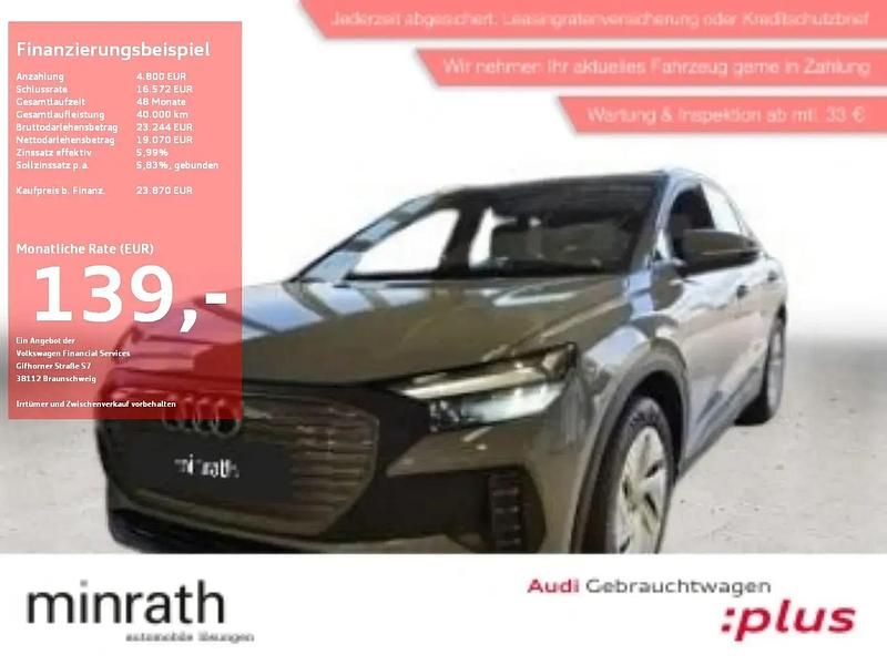 Grau Gebraucht 2023 Audi Q4 e-tron SUV | 23.869 € (Superpreis) - Bild 1/4