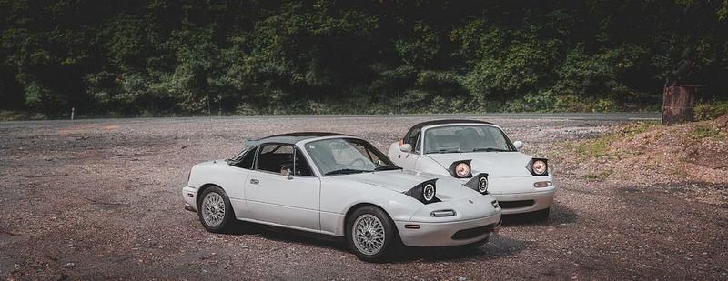 Gebraucht Mazda MX5 116 PS (85 kW) 1990 Weiß Cabrio