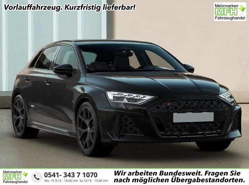 Mythosschwarz metallic Neu 2025 Audi RS3 Limousine | 56.290 € - Bild 1/1