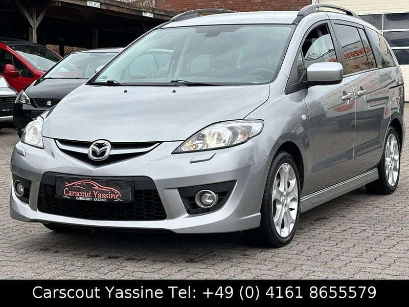 Gebraucht Mazda 5 Active Plus 145 PS (106 kW) 2010 Silber Van / Kleinbus