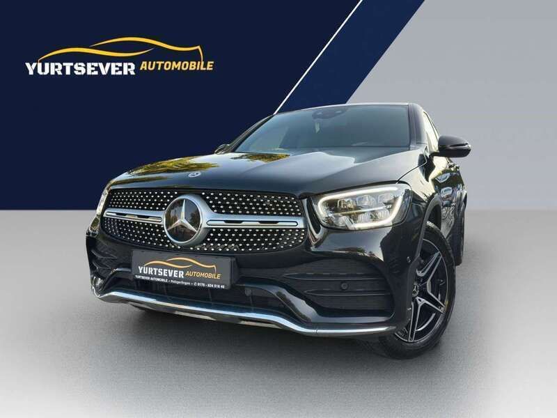 Obsidianschwarz metalliclack Gebraucht 2022 Mercedes GLC220 AMG SUV | 39.990 € - Bild 1/4