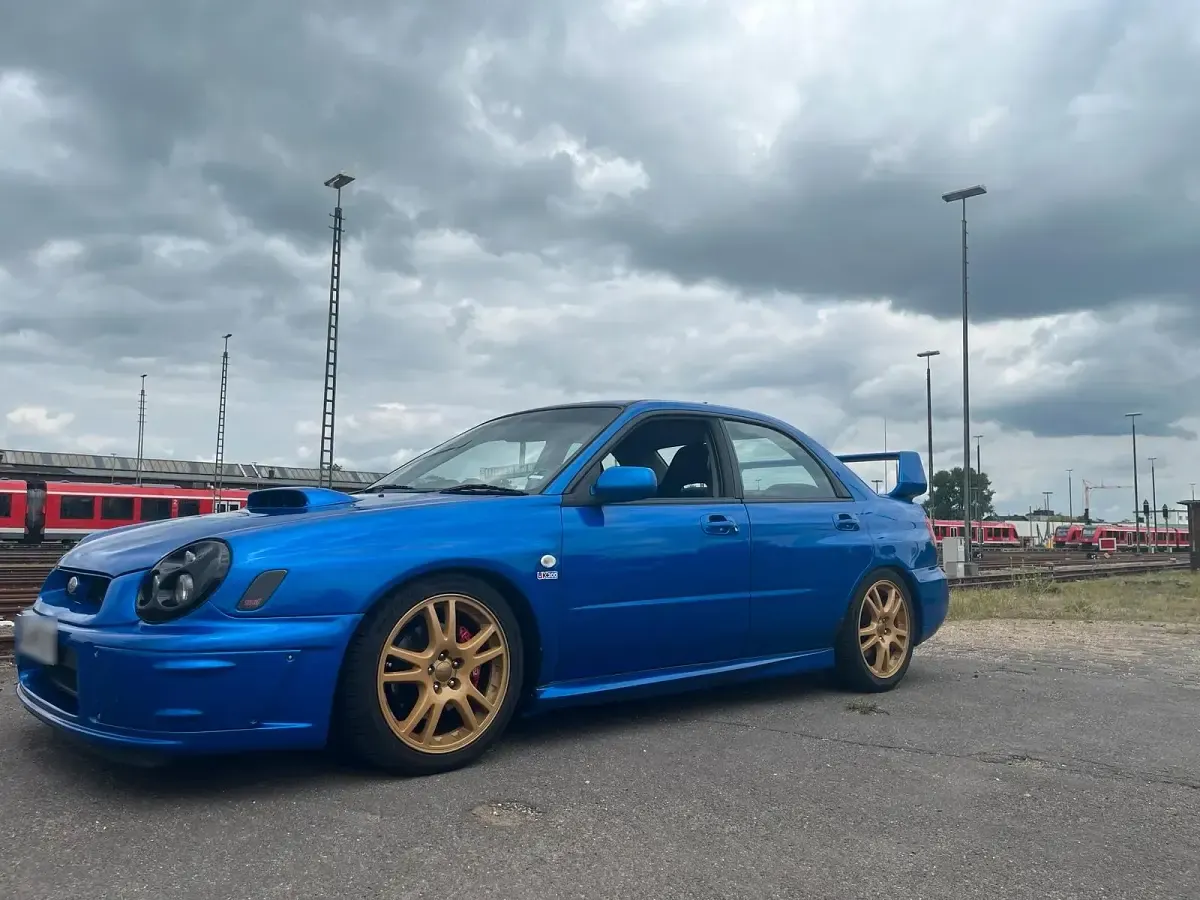 Gebraucht Subaru Impreza 265 PS (194 kW) 2002 Blau Limousine