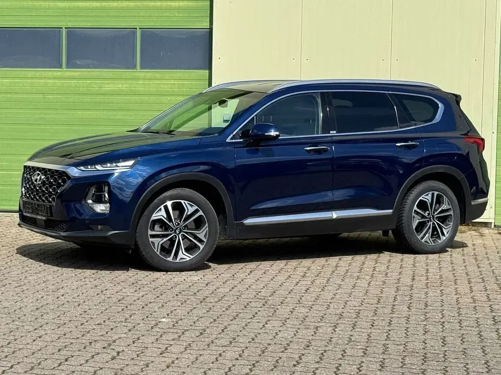 Gebraucht Hyundai Santa Fe Premium 200 PS (147 kW) 2020 Blau SUV