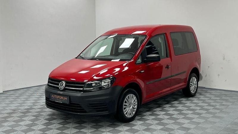 Gebraucht VW Caddy Conceptline 102 PS (75 kW) 2018 Rot Van / Kleinbus