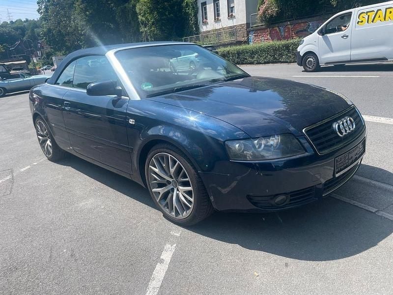 Blau Gebraucht 2003 Audi A4 Cabriolet Sport Cabrio | 2.650 € (Superpreis) - Bild 1/4