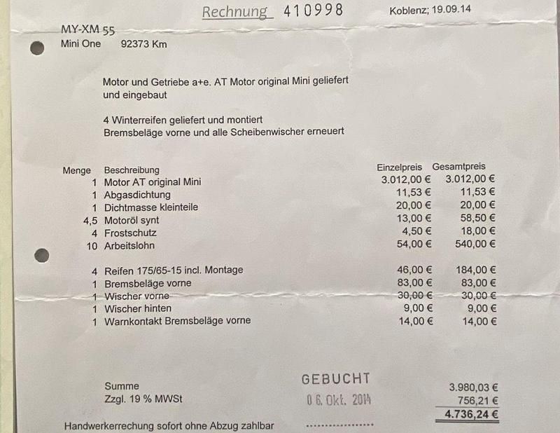Second-hand Mini ONE 90 CP (66 kW) 2005 Negru Hatchback