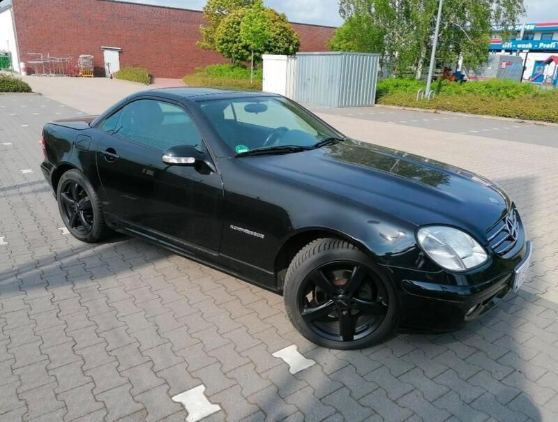 Schwarz Gebraucht 2000 Mercedes SLK230 Cabrio | 7.500 € (Fairer Preis) - Bild 1/4