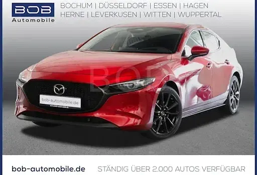 Używany Mazda 3 Exclusive 186 KM (136 kW) 2024 Czerwony Sedan/Limuzyna