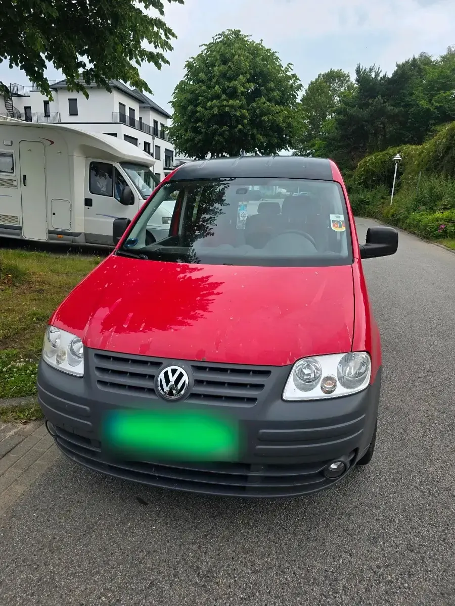 Gebraucht VW Caddy 80 PS (58 kW) 2009 Rot Van / Kleinbus