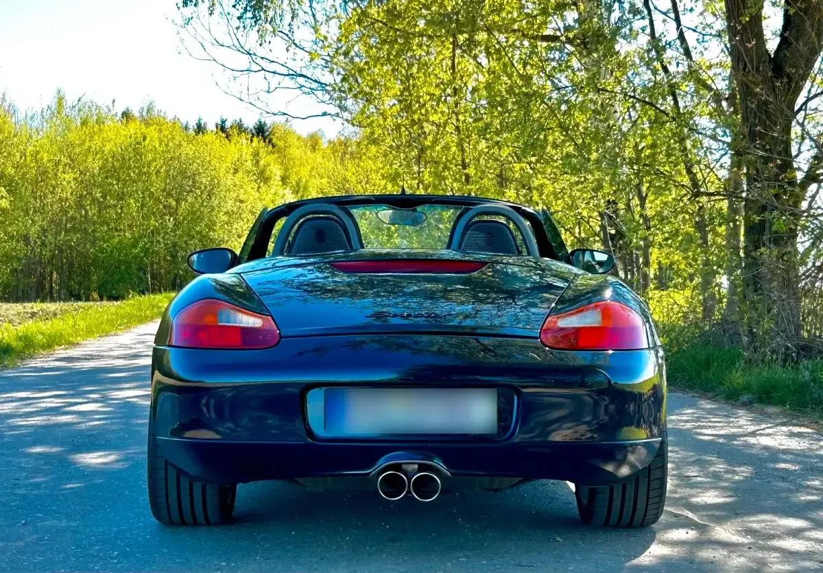 Gebraucht Porsche Boxster 205 PS (150 kW) 1998 Blau Cabrio