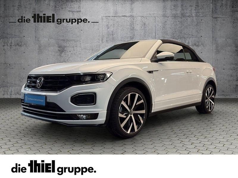 Weiß Gebraucht 2022 VW T-Roc Cabriolet R-line Cabrio | 27.980 € (Etwas zu teuer) - Bild 1/4