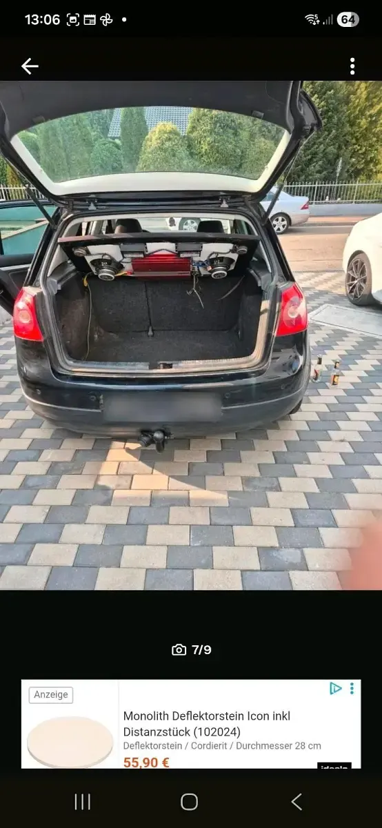 Gebraucht VW Golf VI 122 PS (89 kW) 2008 Schwarz Kleinwagen