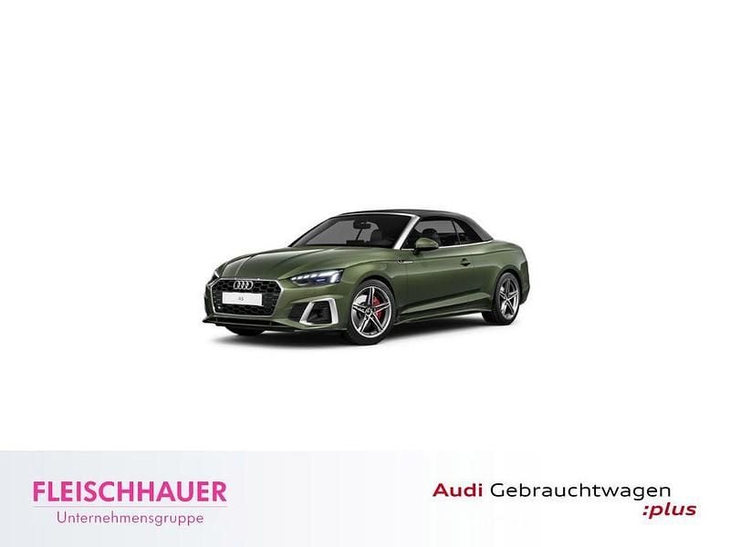 Gruen Gebraucht 2024 Audi A5 Cabriolet S-Line Cabrio | 49.990 € (Guter Preis) - Bild 1/4