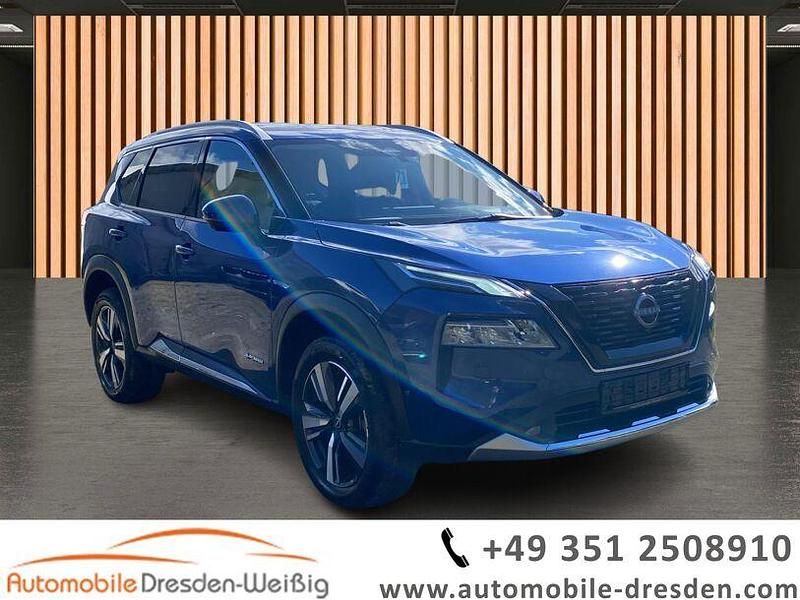 Blau blau (metallic) Gebraucht 2024 Nissan X-Trail Tekna SUV | 32.980 € (Fairer Preis) - Bild 1/4