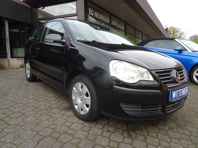 Gebraucht VW Polo Trendline 60 PS (44 kW) 2008 Schwarz Kleinwagen