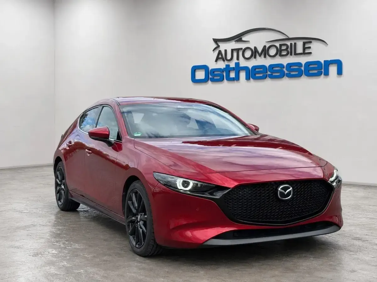 Gebraucht Mazda 3 Selection 179 PS (131 kW) 2019 Rot Limousine