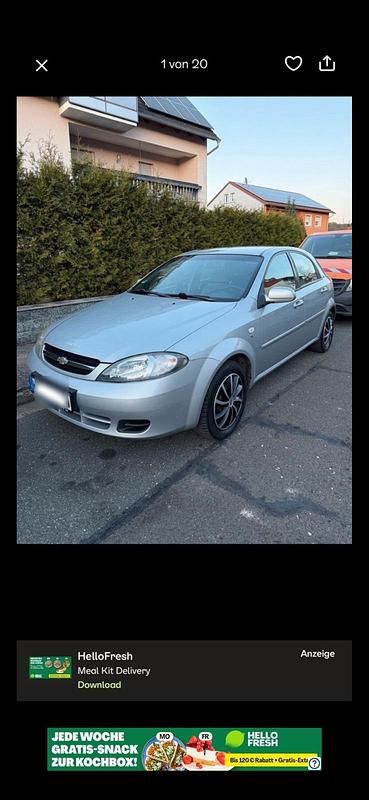 Silber Gebraucht 2006 Chevrolet Lacetti Kleinwagen | 1.150 € (Fairer Preis) - Bild 1/4