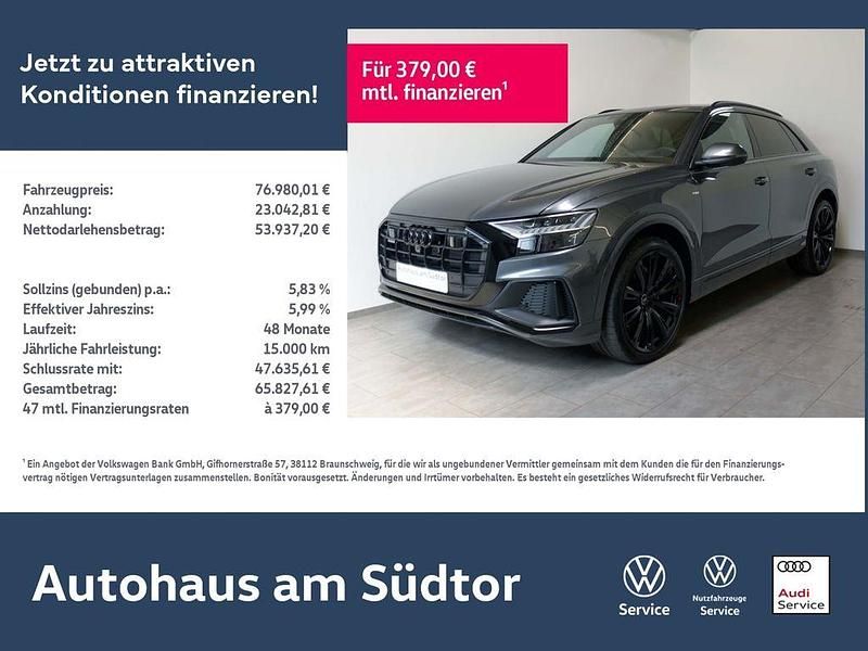 Daytonagrau perleffekt/dayton Gebraucht 2023 Audi Q8 S-Line SUV | 76.980 € (Fairer Preis) - Bild 1/4