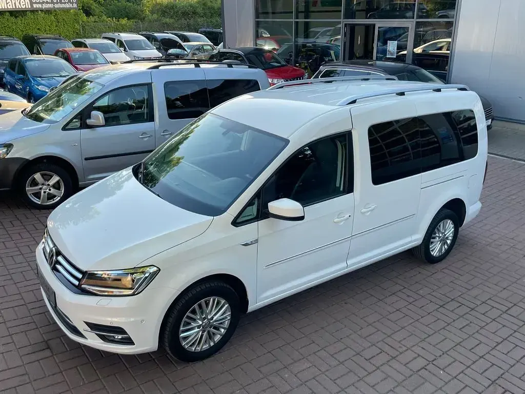 Gebraucht VW Caddy Maxi Highline 150 PS (110 kW) 2017 Weiß Van / Kleinbus