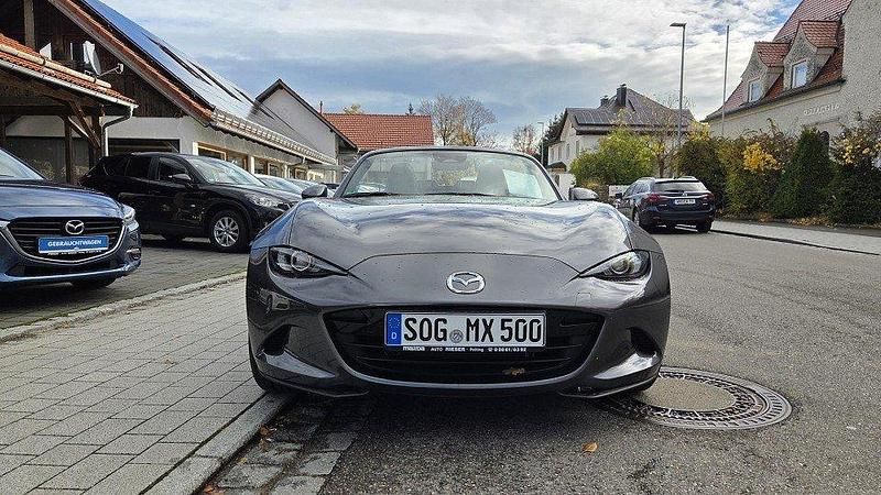Gebraucht Mazda MX5 Exclusive-Line 132 PS (97 kW) 2025 Machine gray Cabrio
