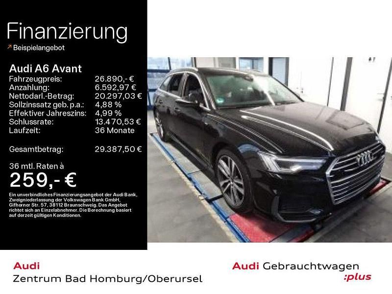 Gebraucht Audi A6 S-Line 204 PS (150 kW) 2022 Mythosschwarz metallic Kombi