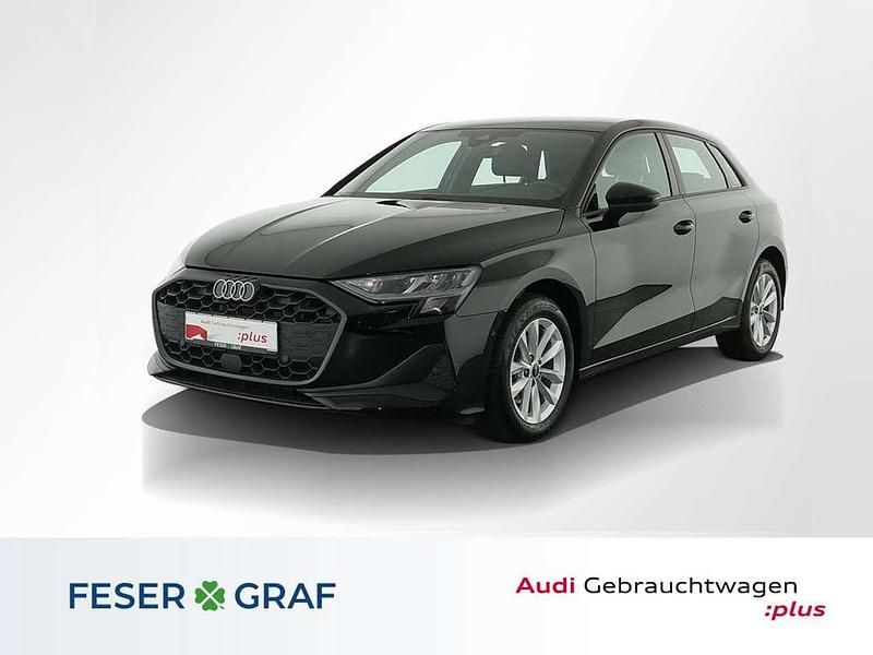 Brillantschwarz Gebraucht 2024 Audi A3 Limousine | 29.437 € (Fairer Preis) - Bild 1/4