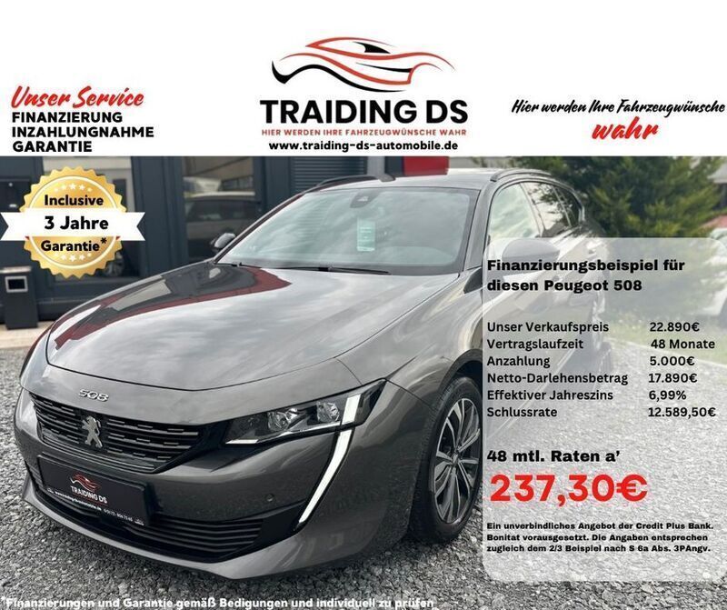 Grau Gebraucht 2023 Peugeot 508 Kombi | 22.890 € (Fairer Preis) - Bild 1/4