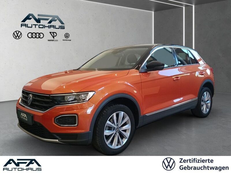 Orange Gebraucht 2021 VW T-Roc Style SUV | 23.379 € (Superpreis) - Bild 1/4