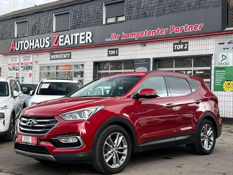 Gebraucht Hyundai Santa Fe Premium 200 PS (147 kW) 2017 Rot SUV