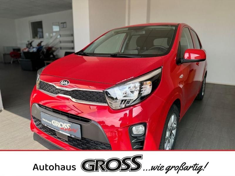 Rot Gebraucht 2021 Kia Picanto DREAM-TEAM Edition Kleinwagen | 11.995 € (Fairer Preis) - Bild 1/4