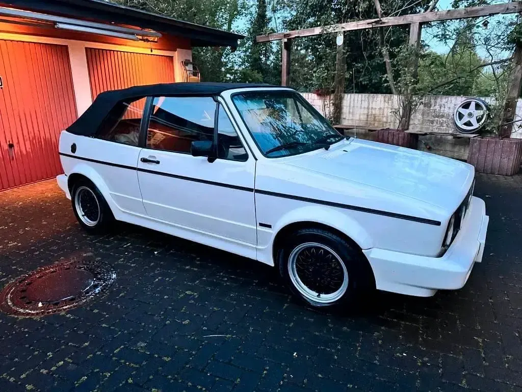 Gebraucht VW Golf Cabriolet 98 PS (72 kW) 1990 Weiß Cabrio