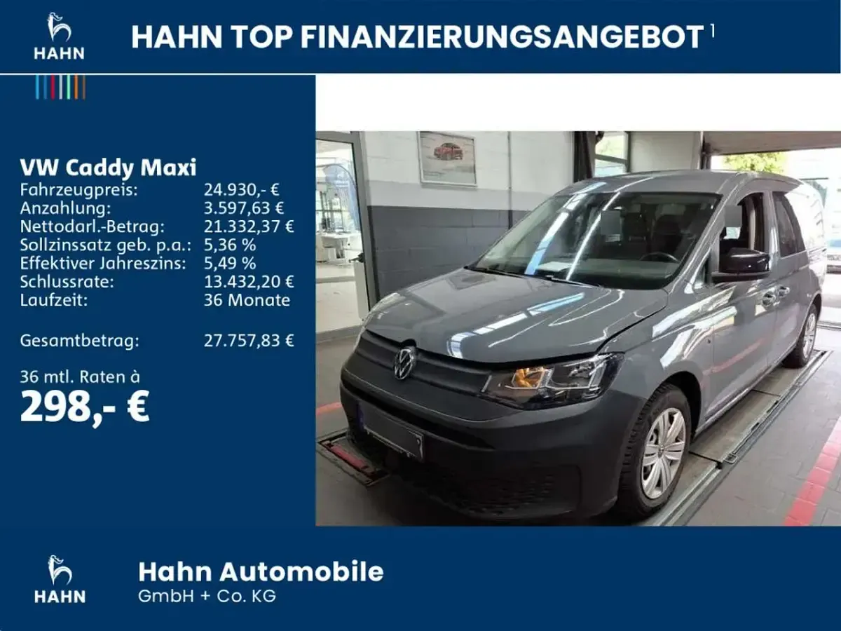 Gebraucht VW Caddy Maxi 114 PS (83 kW) 2021 Pure grey Van / Kleinbus