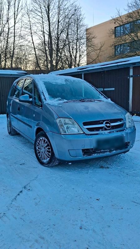 Grau Gebraucht 2003 Opel Meriva Van / Kleinbus | 650 € (Superpreis) - Bild 1/4