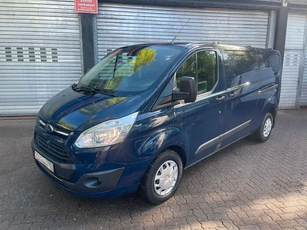 Gebraucht Ford Transit Custom Trend 131 PS (96 kW) 2016 Blau Van / Kleinbus