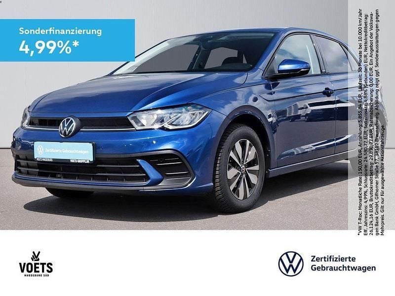 Blau Gebraucht 2024 VW Polo IQ Drive Limousine | 20.980 € (Fairer Preis) - Bild 1/4