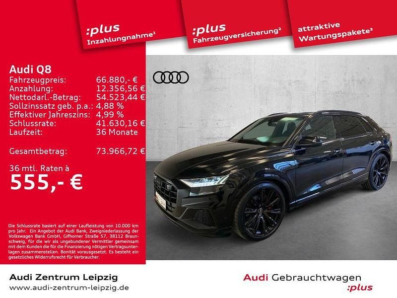 Gebraucht Audi Q8 Ambiente 286 PS (210 kW) 2022 Mythosschwarz metallic SUV