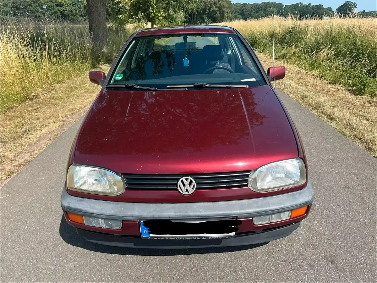 Gebraucht VW Golf III 90 PS (66 kW) 1992 Rot Kleinwagen