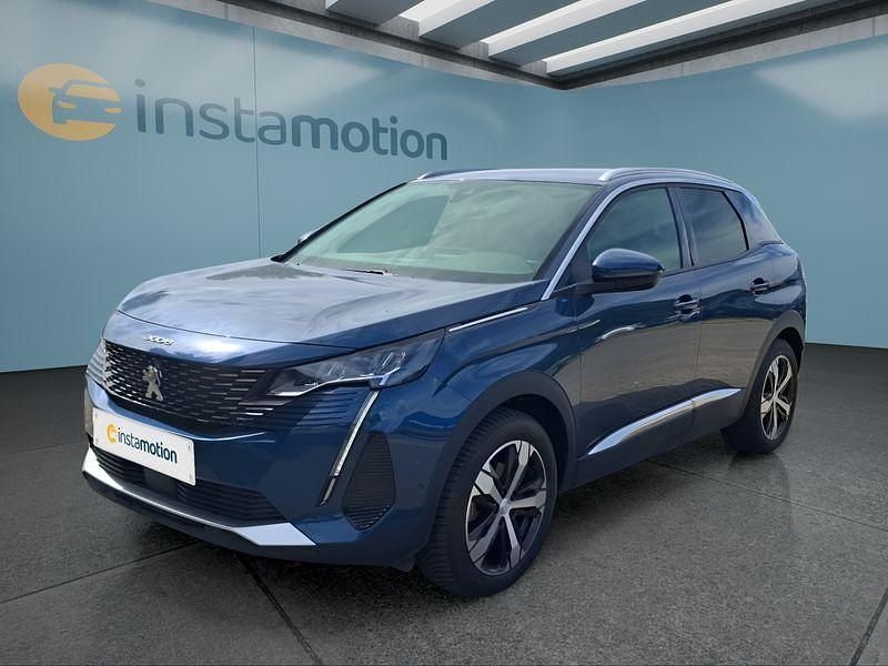 Blau Gebraucht 2021 Peugeot 3008 SUV | 22.499 € (Guter Preis) - Bild 1/4