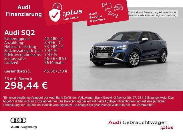 Navarrablau metallic Gebraucht 2024 Audi SQ2 Comfort SUV | 42.480 € (Etwas zu teuer) - Bild 1/4
