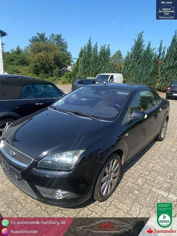 Neroschwarz Gebraucht 2007 Ford Focus Titanium Cabrio | 1.900 € (Superpreis) - Bild 1/4